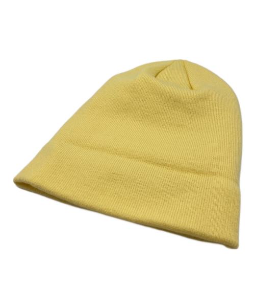 SUPREME（シュプリーム）Supreme (シュプリーム) New Era (ニューエラ) ニット帽 イエローの古着・服飾アイテム