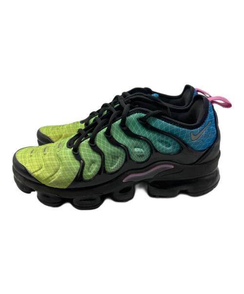 NIKE（ナイキ）NIKE (ナイキ) AIR VAPORMAX PLUS ブルー×イエロー サイズ:26の古着・服飾アイテム