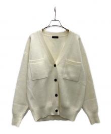 anuans（アニュアンス）の古着「Vネックフォルムカーディガン」｜アイボリー