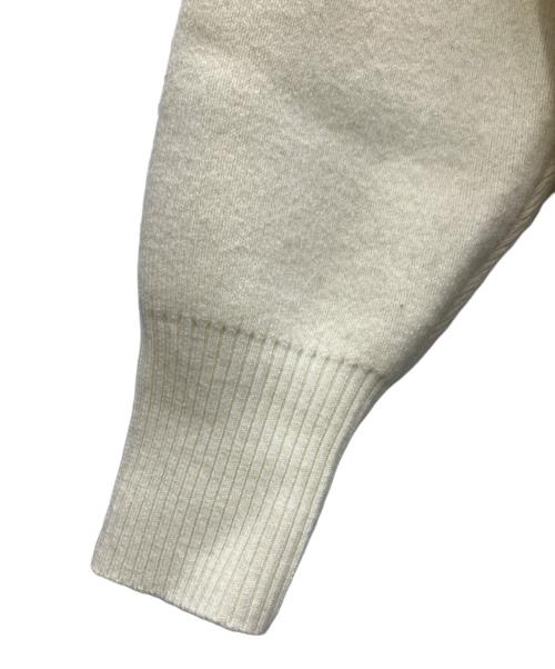 anuans（アニュアンス）anuans (アニュアンス) Vネックフォルムカーディガン アイボリー サイズ:SIZEFREEの古着・服飾アイテム