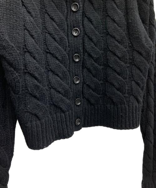 ORGUE（オルグ）ORGUE (オルグ) パールニットジャケット ブラック サイズ:SIZEFREEの古着・服飾アイテム