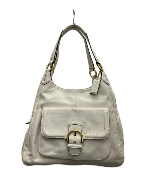 COACH（コーチ）COACH (コーチ) ハンドバッグ アイボリーの古着・服飾アイテム