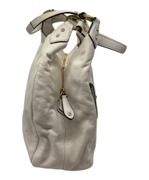 COACH（コーチ）COACH (コーチ) ハンドバッグ アイボリーの古着・服飾アイテム