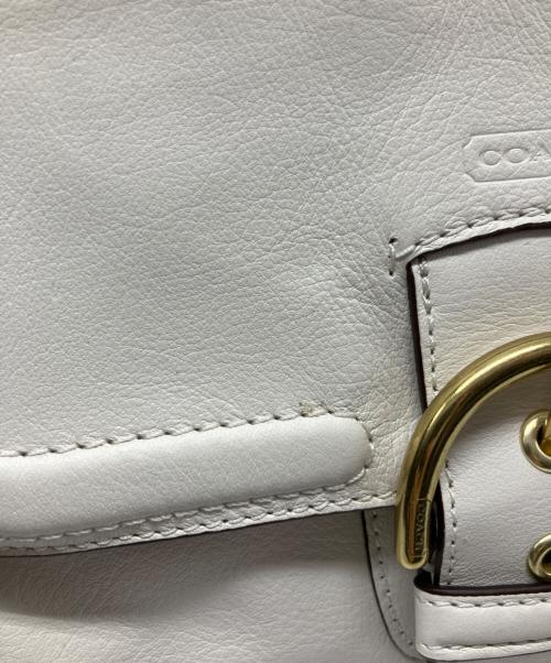 COACH（コーチ）COACH (コーチ) ハンドバッグ アイボリーの古着・服飾アイテム