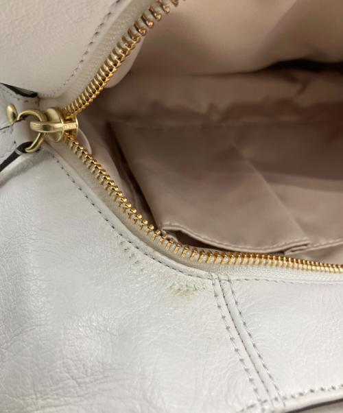 COACH（コーチ）COACH (コーチ) ハンドバッグ アイボリーの古着・服飾アイテム