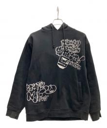 stussy（ステューシー）の古着「プルオーバーパーカー」｜ブラック