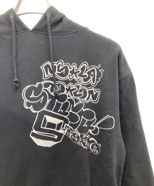 stussy（ステューシー）stussy (ステューシー) プルオーバーパーカー ブラック サイズ:Lの古着・服飾アイテム