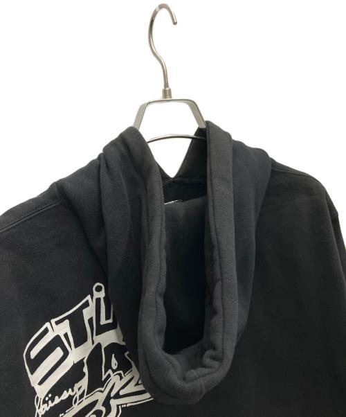 stussy（ステューシー）stussy (ステューシー) プルオーバーパーカー ブラック サイズ:Lの古着・服飾アイテム