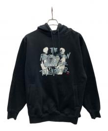 stussy（ステューシー）の古着「プルオーバーパーカー」｜ブラック