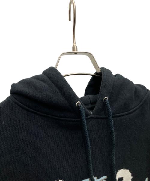 stussy（ステューシー）stussy (ステューシー) プルオーバーパーカー ブラック サイズ:Lの古着・服飾アイテム