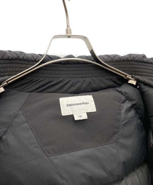 thisisneverthat（ディスイズネバーザット）thisisneverthat (ディスイズネバーザット) ダウンジャケット ブラック サイズ:Mの古着・服飾アイテム