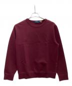 POLO RALPH LAURENポロ・ラルフローレン）の古着「スウェットプルオーバー」｜ワインレッド