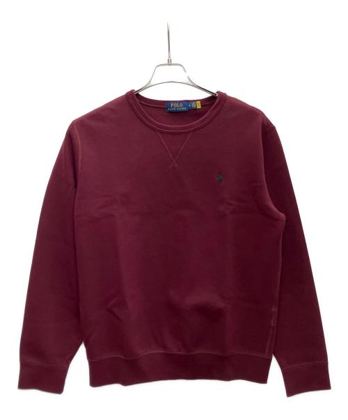 POLO RALPH LAUREN（ポロ・ラルフローレン）POLO RALPH LAUREN (ポロ・ラルフローレン) スウェットプルオーバー ワインレッド サイズ:Mの古着・服飾アイテム