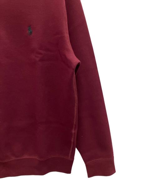 POLO RALPH LAUREN（ポロ・ラルフローレン）POLO RALPH LAUREN (ポロ・ラルフローレン) スウェットプルオーバー ワインレッド サイズ:Mの古着・服飾アイテム