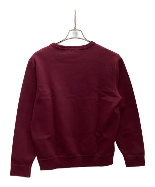POLO RALPH LAUREN（ポロ・ラルフローレン）POLO RALPH LAUREN (ポロ・ラルフローレン) スウェットプルオーバー ワインレッド サイズ:Mの古着・服飾アイテム