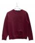 POLO RALPH LAUREN（ポロ・ラルフローレン）の古着「スウェットプルオーバー」｜ワインレッド