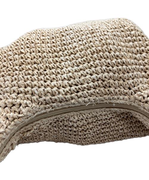 LAUREN RALPH LAUREN（ローレンラルフローレン）LAUREN RALPH LAUREN (ローレンラルフローレン) カゴバッグ ブラウン×ベージュの古着・服飾アイテム