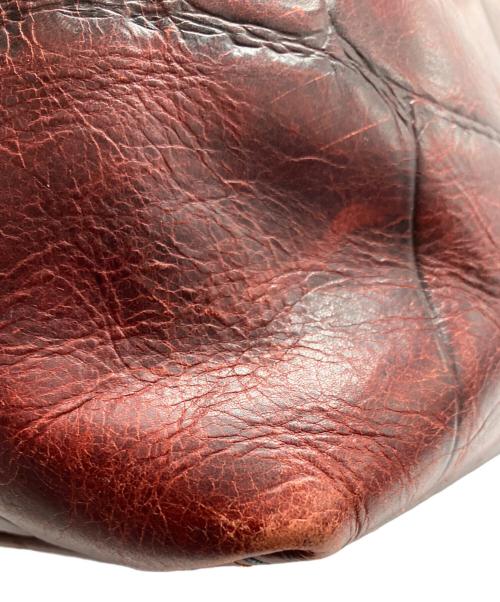 aniary（アニアリ）aniary (アニアリ) ビッグスタンプクロコレザートート レッドブラウンの古着・服飾アイテム