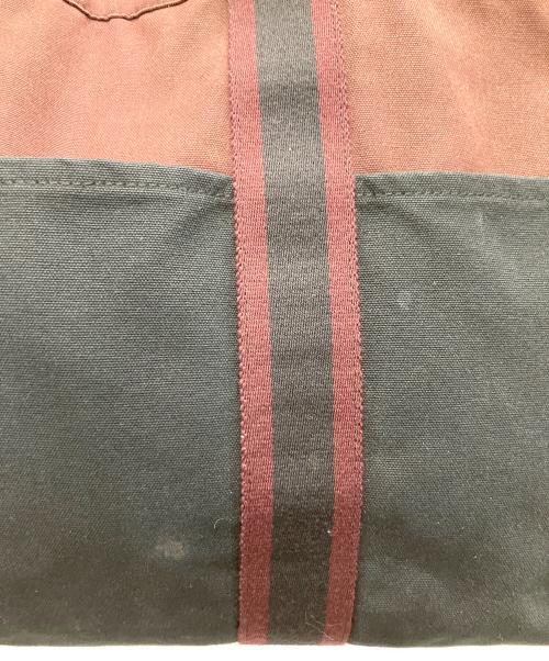 HERMES（エルメス）HERMES (エルメス) ハンドバッグ ボルドー×ブラックの古着・服飾アイテム