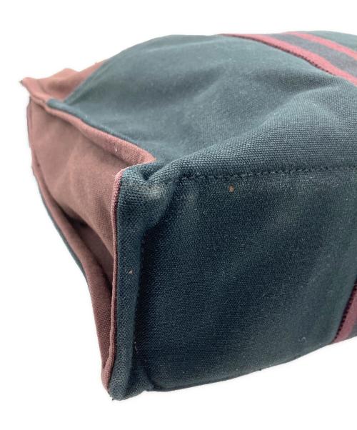 HERMES（エルメス）HERMES (エルメス) ハンドバッグ ボルドー×ブラックの古着・服飾アイテム