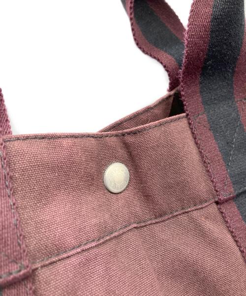 HERMES（エルメス）HERMES (エルメス) ハンドバッグ ボルドー×ブラックの古着・服飾アイテム