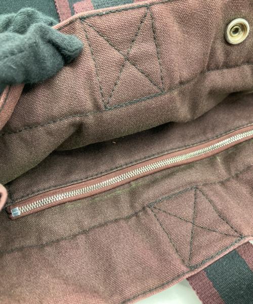 HERMES（エルメス）HERMES (エルメス) ハンドバッグ ボルドー×ブラックの古着・服飾アイテム