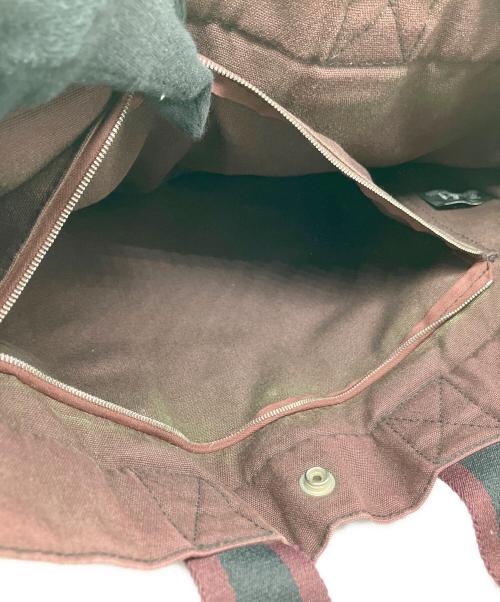 HERMES（エルメス）HERMES (エルメス) ハンドバッグ ボルドー×ブラックの古着・服飾アイテム