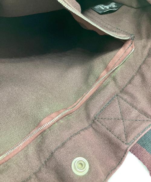 HERMES（エルメス）HERMES (エルメス) ハンドバッグ ボルドー×ブラックの古着・服飾アイテム