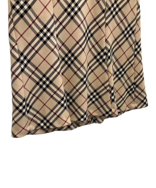 BURBERRY BLUE LABEL（バーバリー ブルー レーベル）BURBERRY BLUE LABEL (バーバリー ブルー レーベル) チェックスカート ベージュ サイズ:SIZE36の古着・服飾アイテム
