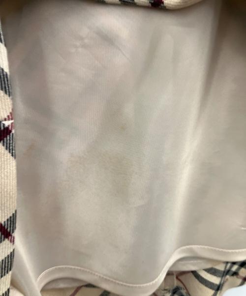 BURBERRY BLUE LABEL（バーバリー ブルー レーベル）BURBERRY BLUE LABEL (バーバリー ブルー レーベル) チェックスカート ベージュ サイズ:SIZE36の古着・服飾アイテム