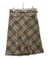 BURBERRY BLUE LABEL（バーバリー ブルー レーベル）の古着「チェックスカート」｜ベージュ