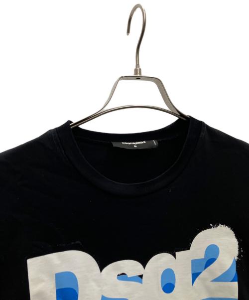 DSQUARED2（ディースクエアード）DSQUARED2 (ディースクエアード) 半袖Tシャツ ブラック サイズ:Mの古着・服飾アイテム