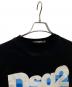 DSQUARED2 (ディースクエアード) 半袖Tシャツ ブラック サイズ:M：9000円
