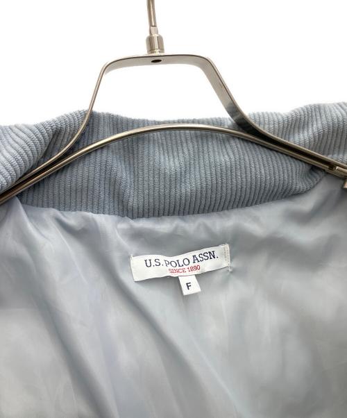 U.S POLO ASSN（ユーエスポロアッスン）U.S POLO ASSN (ユーエスポロアッスン) 中綿ジャケット スカイブルー サイズ:SIZEFREE 未使用品の古着・服飾アイテム