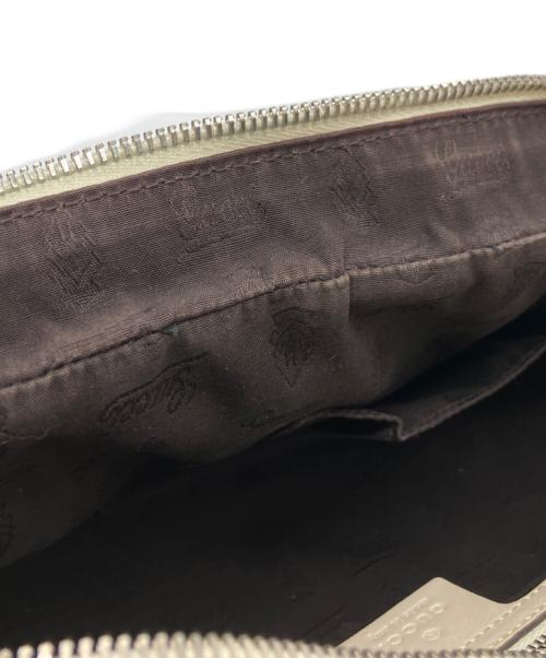 GUCCI（グッチ）GUCCI (グッチ) ハンドバッグ ブラウン×ベージュの古着・服飾アイテム