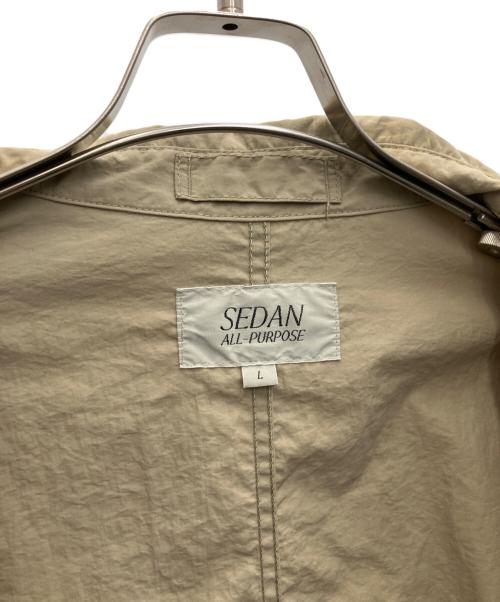 SEDAN ALL-PURPOSE（セダンオールパーパス）SEDAN ALL-PURPOSE (セダンオールパーパス) ナイロンジャケット ベージュ サイズ:Lの古着・服飾アイテム