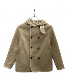 DANTON（ダントン）の古着「フーデッドジャケット」｜ベージュ