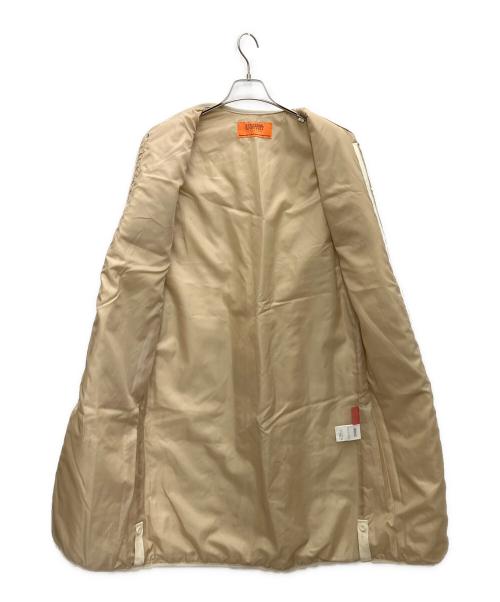 UNIVERSAL OVERALL（ユニバーサルオーバーオール）UNIVERSAL OVERALL (ユニバーサルオーバーオール) キルティングロングベスト アイボリー サイズ:SIZEFREEの古着・服飾アイテム