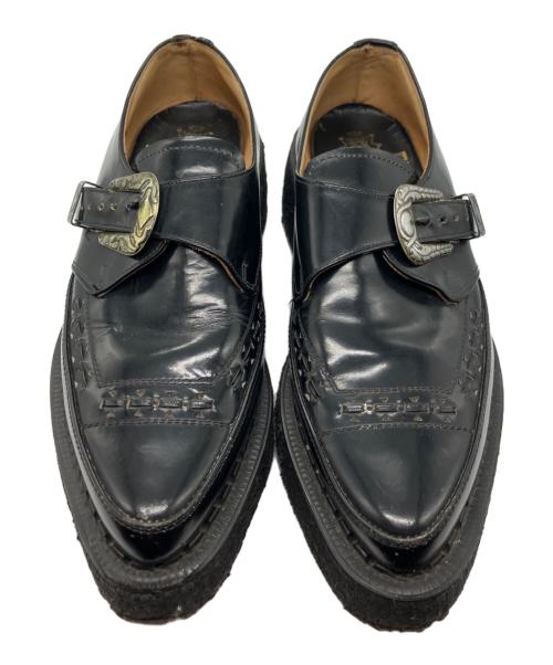 GEORGE COX（ジョージコックス）GEORGE COX (ジョージコックス) ラバーソールシューズ ブラック サイズ:SIZE7の古着・服飾アイテム