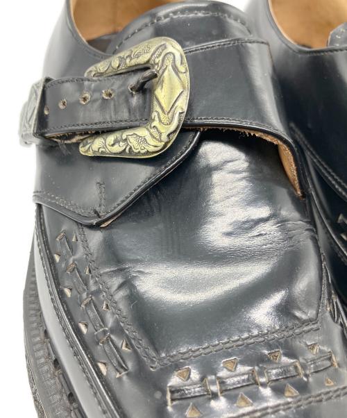 GEORGE COX（ジョージコックス）GEORGE COX (ジョージコックス) ラバーソールシューズ ブラック サイズ:SIZE7の古着・服飾アイテム