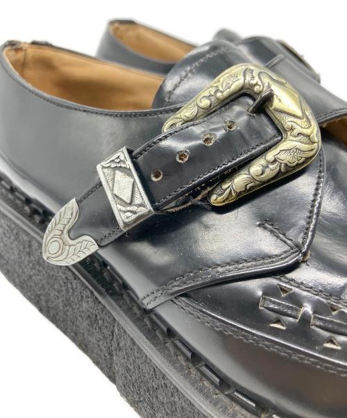 GEORGE COX（ジョージコックス）GEORGE COX (ジョージコックス) ラバーソールシューズ ブラック サイズ:SIZE7の古着・服飾アイテム