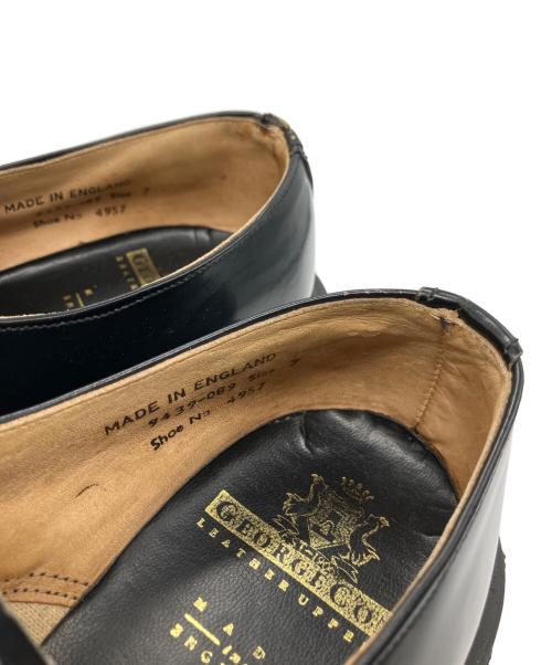 GEORGE COX（ジョージコックス）GEORGE COX (ジョージコックス) ラバーソールシューズ ブラック サイズ:SIZE7の古着・服飾アイテム