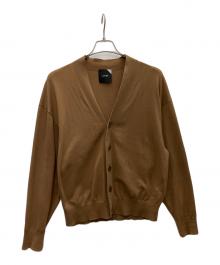 ATON（エイトン）の古着「薄手カーディガン」｜ピンク