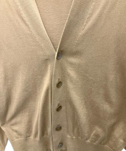 ATON（エイトン）ATON (エイトン) 薄手カーディガン ピンク サイズ:SIZE2の古着・服飾アイテム