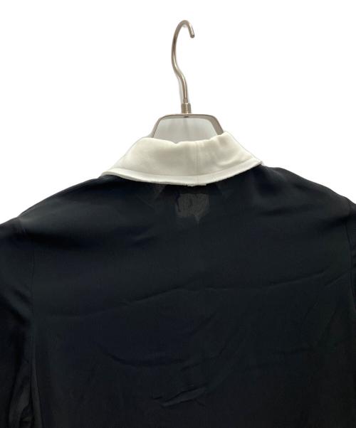 N°21（ヌメロヴェントゥーノ）N°21 (ヌメロヴェントゥーノ) 長袖ワンピース ホワイト×ブラック サイズ:SIZE38の古着・服飾アイテム