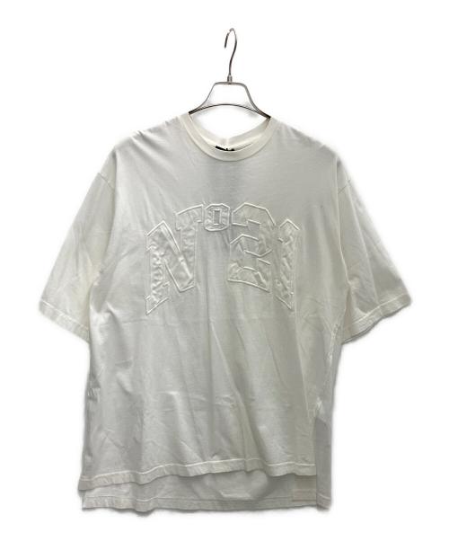 N°21（ヌメロヴェントゥーノ）N°21 (ヌメロヴェントゥーノ) 半袖カットソー ホワイト サイズ:Sの古着・服飾アイテム