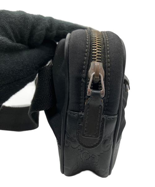 GUCCI（グッチ）GUCCI (グッチ) ウエストバッグ ブラックの古着・服飾アイテム