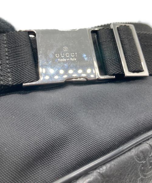 GUCCI（グッチ）GUCCI (グッチ) ウエストバッグ ブラックの古着・服飾アイテム