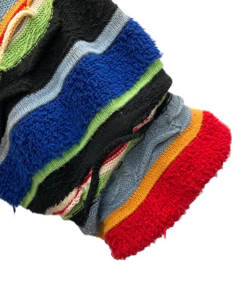 Bergati（ベルガティ）bergati (ベルガティ) ニットジャケット マルチカラー サイズ:XXLの古着・服飾アイテム