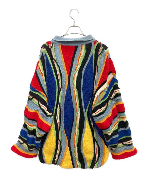 Bergati（ベルガティ）bergati (ベルガティ) ニットジャケット マルチカラー サイズ:XXLの古着・服飾アイテム